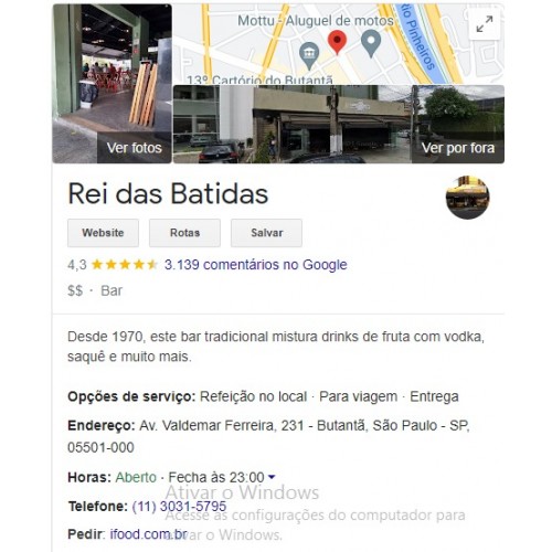 Cliente - Rei das Batidas - São Paulo, Butatã - SP